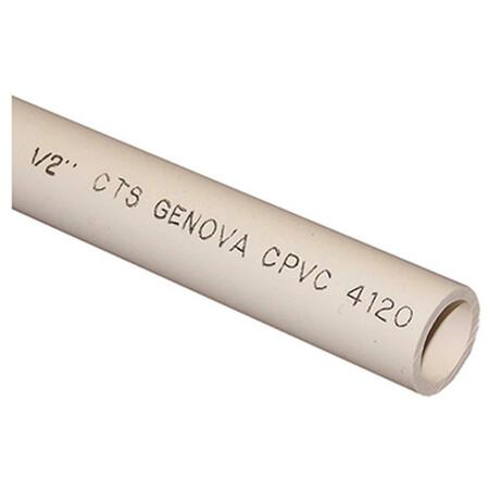 GENOVA PRODUCTS 50025 0.5 in. x 5 ft. CPVC Water Pipe 179935